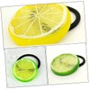 Ipetboom 10Pcs Cute Lemon Slice Elastic Hair Ties for Hair