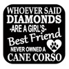 Cane Corso Diamonds TP 481 Sticker 6" Decal rescue dog
