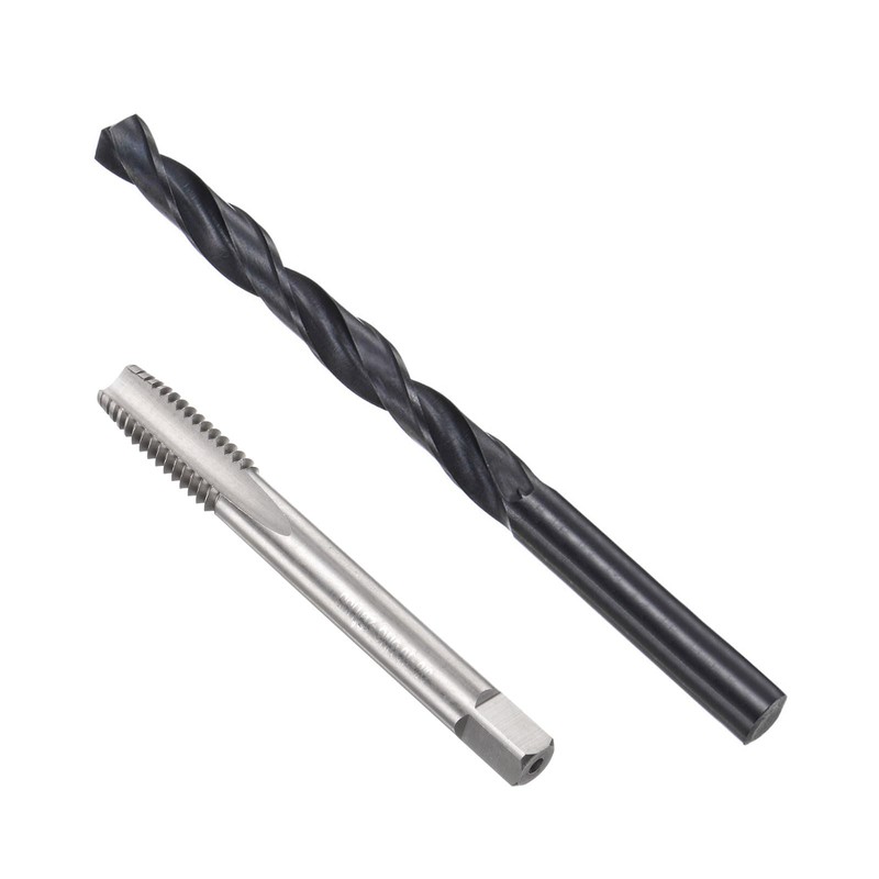 sourcing map Tap and Drill Bit Set, 3/8-16 UNC Thread