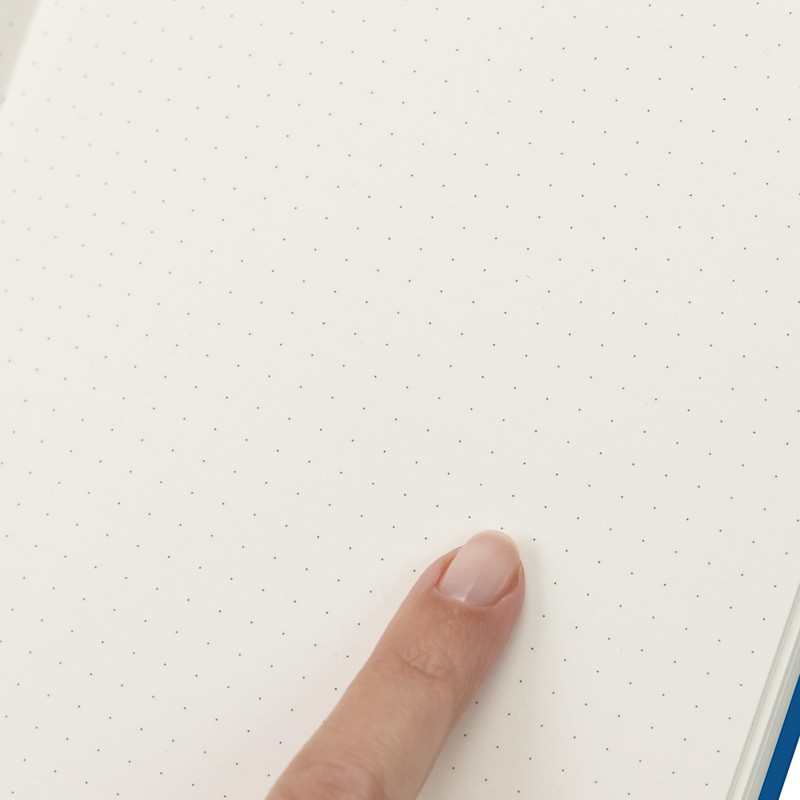 Bullet Journal A5 Dotted Notebook with Faux Leather Hardback Cover