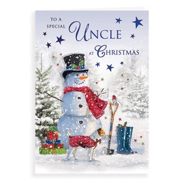 Regal Publishing Traditional Christmas Card Uncle - 9 x 6 inches