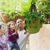 Strawberry Planter Grow Bag - Hangable Tomato Planter,5 Gallon Felt