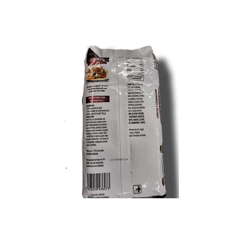 Condimento Para Pollo Rostizado 1 Kg De Sazonador En Polvo