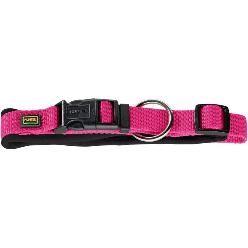 HUNTER Neoprene Vario Plus Dog Collar Nylon with Neoprene Padded