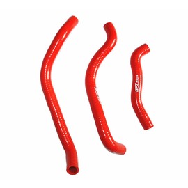 Silicone Radiator Hose for Honda TRX250R TRX250 1986 1987 1988 1989 86 87 (Red)