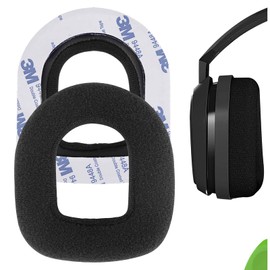 Geekria Comfort Velour Replacement Ear Pads for Astro A10 Gaming Headset Headphones Ear Cushions, Headset Earpads, Ear Cups Cover Repair Parts (Black)