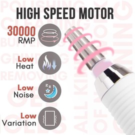 Makartt [FREE SHIPPING] Makartt Malory Rechargeable 30000RPM Portable Nail Drill - Electric E File with Drill Bits Manicure Nail Care