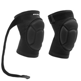 EULANT Volleyball Knee Pads with Anti-slip Elastic Band, Thick Sponge Work Knee Pads, Protective Pull Up Knee Pads for Football Dance Running Wrestling Hiking Skating MTB Garden Gym,L