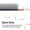 COZBIRD W Eyelash Extension 3D W Shaped Lashes Volume Premade