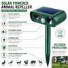 Solar Animal Repeller for Outdoor Use – Ultrasonic Motion Sensor