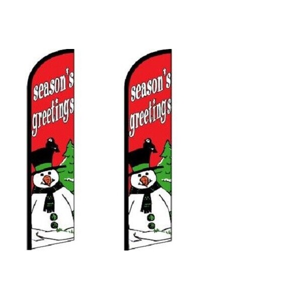 Season's Greetings King Size Windless 38 x 138 in Polyester