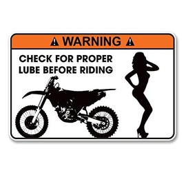 2 x 10cm Funny Warning Sticker Motorbike Motocross Bike Joke Tool Box #6164 (10cm Wide x 6.5cm Tall)