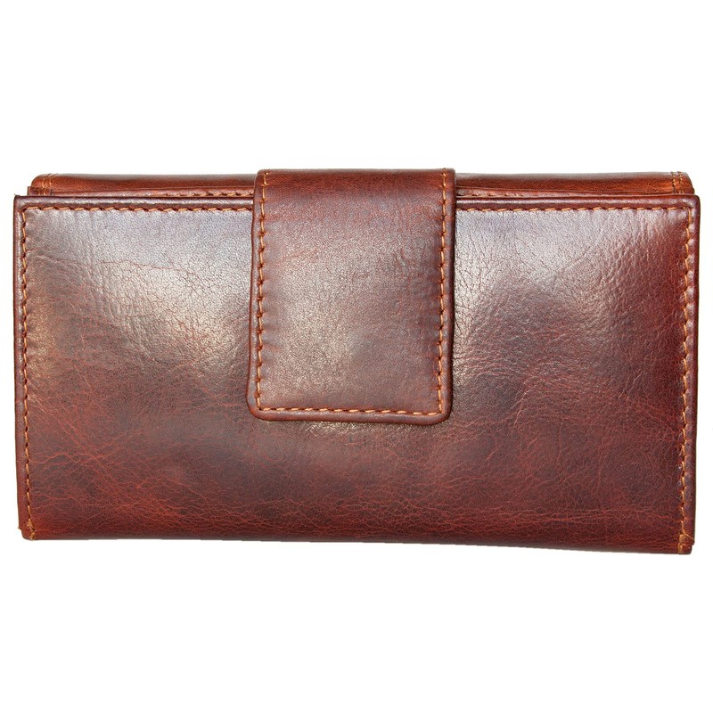 Bull Burry Spacious Brown RFID Leather Wallet Made From Strong