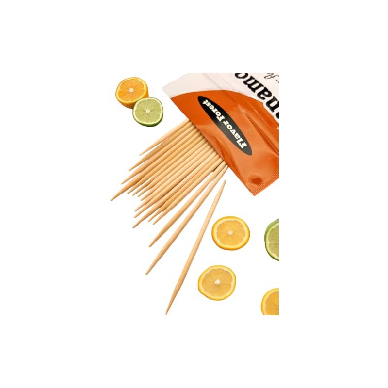 Spicy Citrus Flavored Cinnamon Toothpicks - 100ct