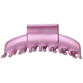 Caravan Classic Rounded Teeth Hair Claw in Satin Color Finsh Square Handle To Open