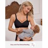 Nursing Bras for Breastfeeding Seamless Wireless Support Maternity Bra Soft