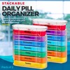 MEDca Weekly Pill Organiser, Four Times a Day, Pack of