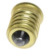 SQXBK Adaptador E14 a E12, 8 unidades, dorado, cobre, eficiente