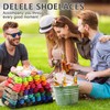 DELELE 2 Pair Oval Shoes laces Half Round 1/4"Athletic Shoelaces