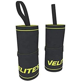 Velites - Muñequeras para crossfit, gimnasio o deporte de alta intensidad | 2 capas de tejidos ajustables para atletas, muñequeras centrales (verde)