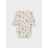MAMALICIOUS Baby Girls' Nbfnanie LS Bodysuit, Jet Stream