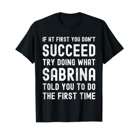 Funny Listen To Sabrina Joke Vintage T-Shirt