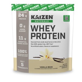 Whey Protein | Vanilla | 24g Protein | Grass fed | No Artificial Ingredients | 5 Ingredients | Satisfy Hunger | See the Test Results | No Added Sugar | Gluten Free | Non GMO | 1.5lb | 21 servings