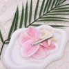 Pink Orchid Hair Clip for Women Girls Hawaiian Flower Clip