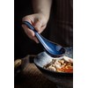 LYEOBOH Soup Spoons set of 6, Chinese Deep Soup Spoon