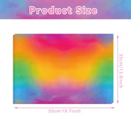100Sheets Rainbow Color Gradient Tissue Paper Gift Wrapping Papers DIY Crafts Tissue for Birthday Baby Shower New Year Party Crafts Art Packing Decorations，13.8 x 19.7 inches
