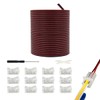 HAMRVL 10mm COB LED Strip Light Connectors Strip to Wire