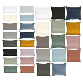 Heckett & Lane Heckett Lane Mako Satin Cushion Cover Elementi 80 x 80 cm Colour: Rose Tan Zip