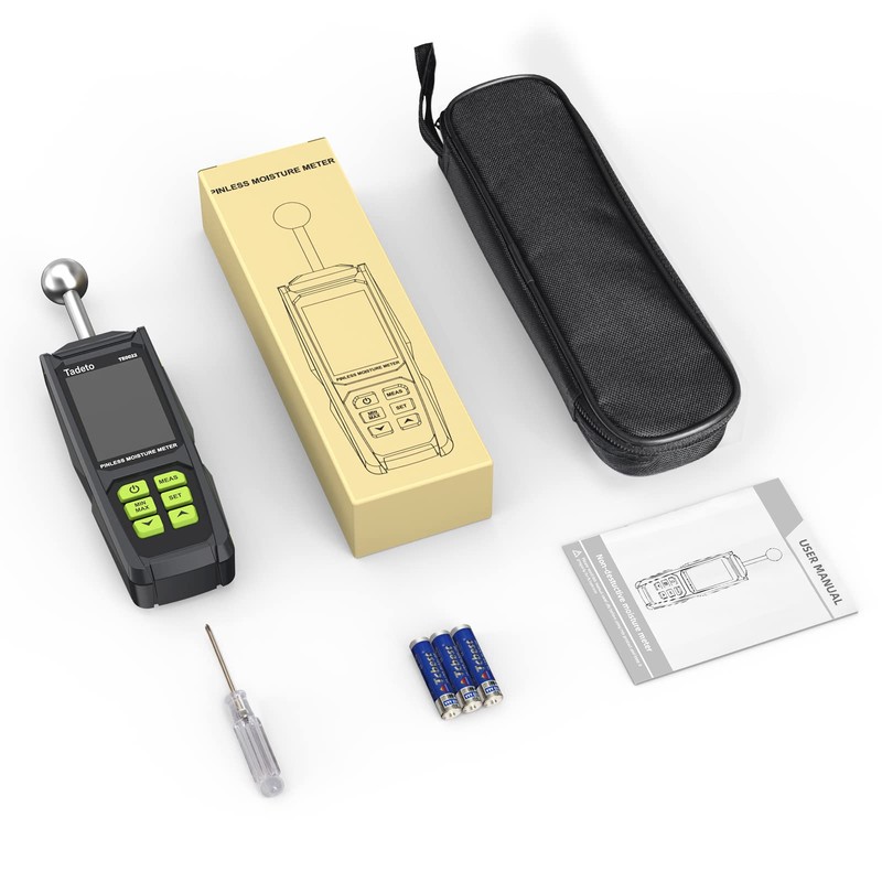 Moisture Meter, Tadeto Moisture Meter 20-40 mm Analysis Depth with