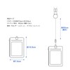 prendre PR-PASSCASE03 Pass Case, ID Card Holder, Extendable Reel, Neck