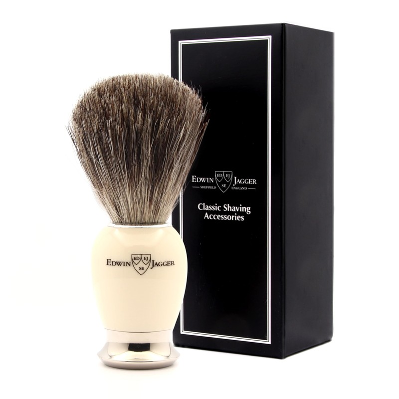 Edwin Jagger 81SB587 - Pennello da barba con setole di