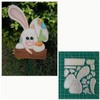 Easter Bunny Rabbit Animal Metal Die Cuts for Card Making,Rabbit