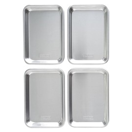 Nordic Ware Naturals Aluminum Half Sheet Pans, 4-pack