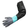 27" Chemical Resistant Gloves, Extra Long Elbow Length Rubber Glove