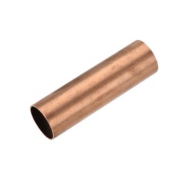 uxcell Copper Round Tube, 30mm OD 1mm Wall Thickness 100mm Length Straight Pipe Tubing