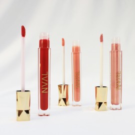 NVAL Lip Balm - Natural Colour Highlighter Lip Balm - 24 Hours Moisturising / Ingredients of Natural Origin