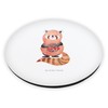 Mr. & Mrs. Panda Round magnet red panda - gift,