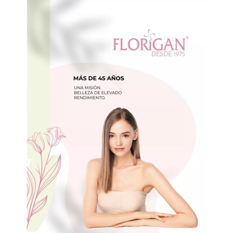 Florigan Shampoo Hidratante Aceite De Aguacate Florigan® 1lt 5 Piezas