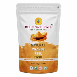 REENNATURALS Reen Naturals Orange Peel And Multani Mitti Powder For Face Pack Skin Brightening Combo Pack (100 Grams Each)
