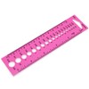Lovelysp Knitting Needle Gauge Geometric Rulers Gauge Sewing Tools Knitting