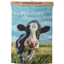 Primitives by Kathy Welcome Decorative Garden Flag