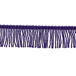2" Bullion Fringe,Purple, 6 YDS