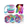 50 Pulseras Neon Luminosas Led Para Fiestas Glow Fiesta Boda