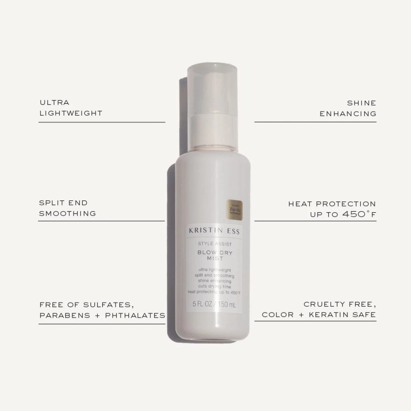 Kristin Ess Blow Dry Mist 5 Oz Heat Protectant Anti