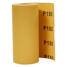 Trend Aluminium Oxide Sanding Roll, 180 Grit, 115mm Wide x 5 Metre Long, Strong & Durable Anti-Clog Sand Paper, AB/R115/180A