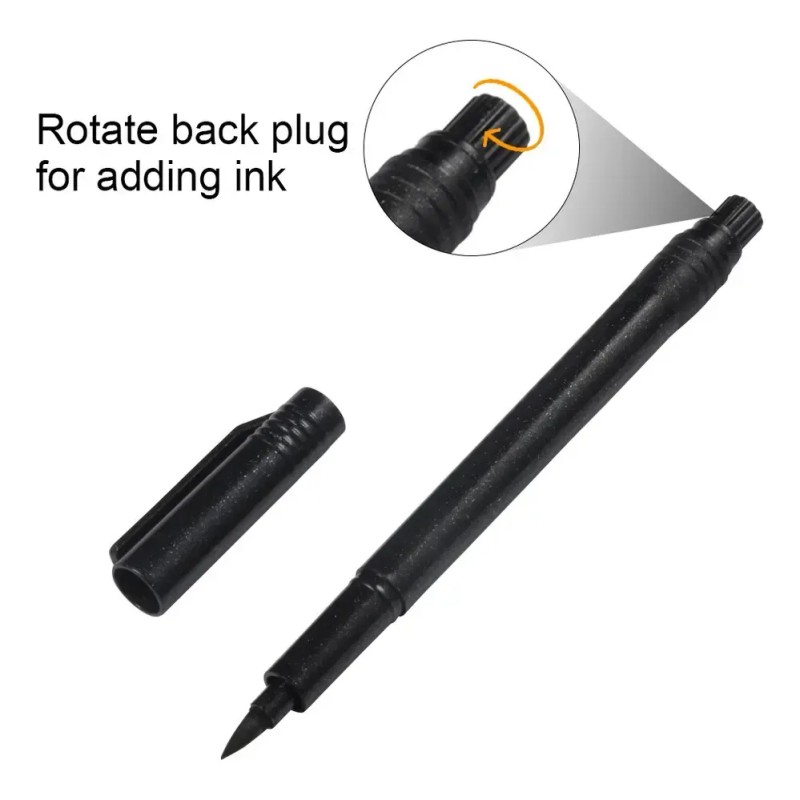 Pack De 4 Bolígrafos De Caligrafía, Punta De Pincel Suave,